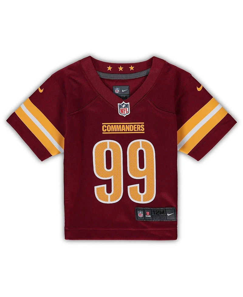 Infant Boys and Girls Nike Chase Young Burgundy Washington Commanders Game Jersey