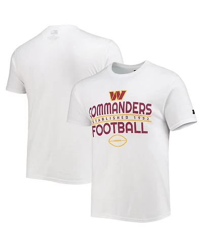 Men's Starter White Washington Commanders Prime Time T-shirt