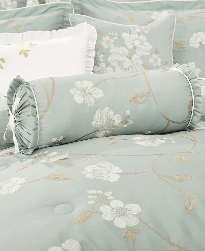 Royal Court Spring Garden Bolster Decorative Pillow, 7" x 16"
