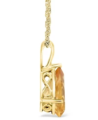 Macy's Citrine (2-3/4 ct. t.w.) Pendant Necklace in 14K Gold