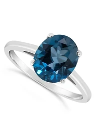 Macy's London Topaz (3-5/8 ct. t.w.) Ring 14K White Gold