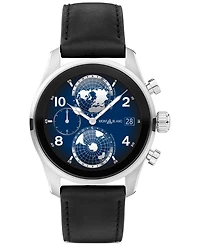 Montblanc Men's Summit 3 Black Leather Strap Smart Watch 42mm