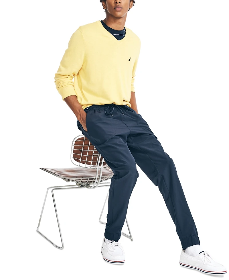 Nautica Men's Navtech Performance Classic-Fit Soft V-Neck Sweater