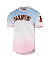Men's Pro Standard Blue, Pink San Francisco Giants Ombre T-shirt