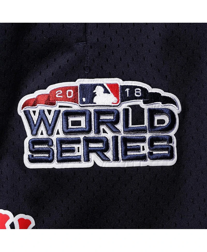 Men's Pro Standard Navy Boston Red Sox 2018 World Series Mesh Shorts