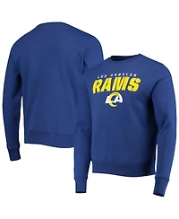 Men's '47 Royal Los Angeles Rams Traction Headline Pullover Sweatshirt