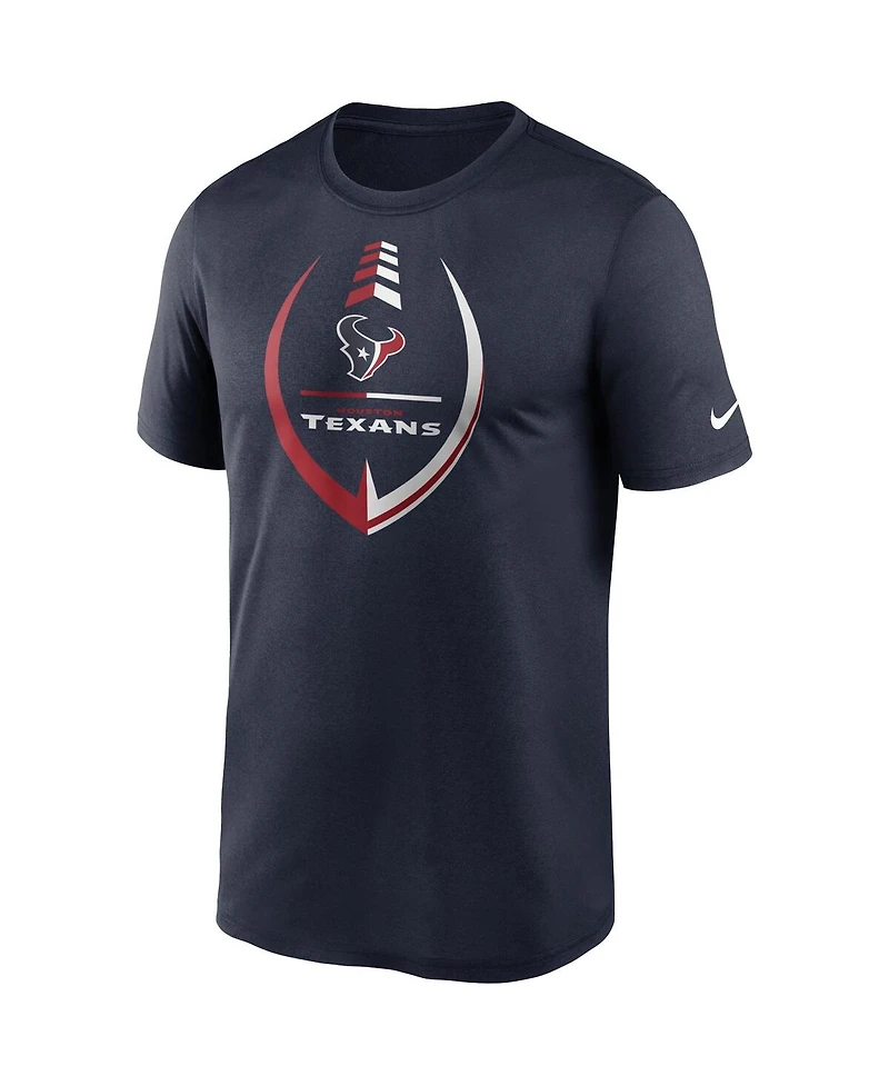 Men's Nike Navy Houston Texans Icon Legend Performance T-shirt