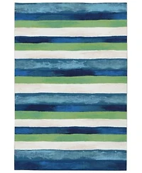 Liora Manne Visions Ii Painted Stripes Area Rug