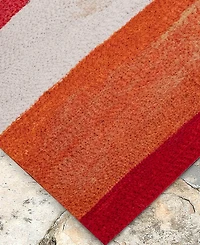 Liora Manne' Visions Ii Painted Stripes 8' x 10' Outdoor Area Rug