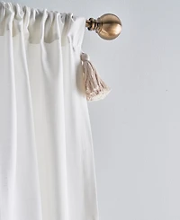 Peri Home Chunky Tassel Pole Top 2-Piece Curtain Panel Set, 42" x 108"