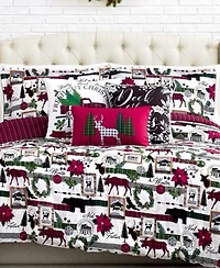 Southshore Fine Linens Merry Town Christmas Reversable 6 Piece Comforter Set