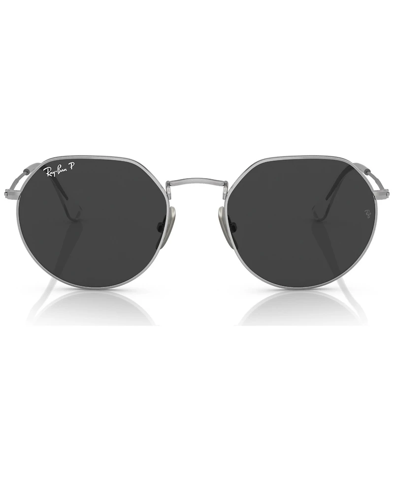Ray-Ban Unisex Titanium Polarized Sunglasses, RB8165