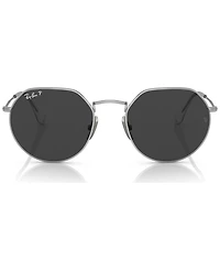 Ray-Ban Unisex Titanium Polarized Sunglasses, RB8165