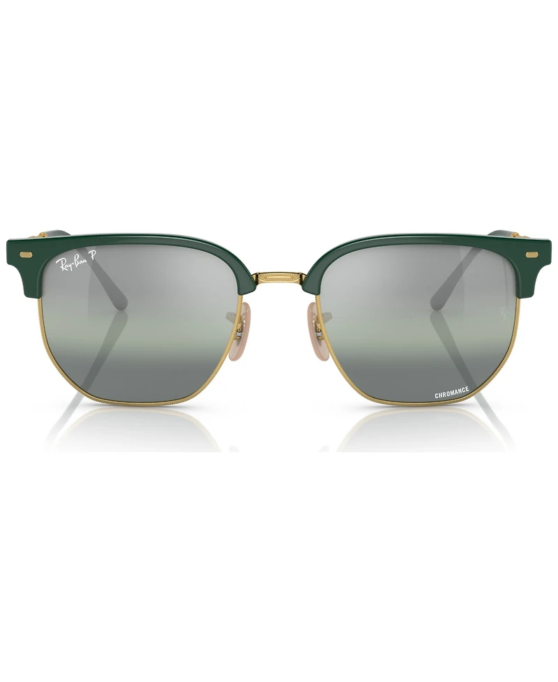 Ray-Ban Unisex Polarized Low Bridge Fit Sunglasses, RB4416F55-zp