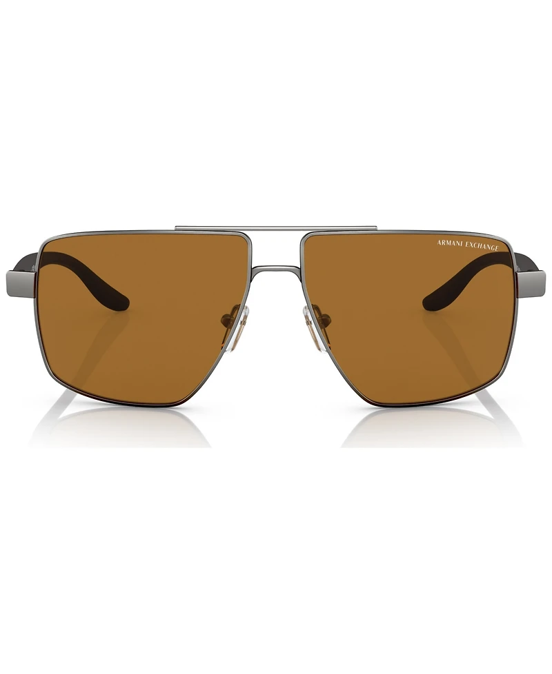 A|X Armani Exchange Men's Polarized Sunglasses, AX2037S60-p