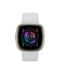 Fitbit Sense 2 Blue Mist Soft Gold-Tone Smartwatch, 39mm