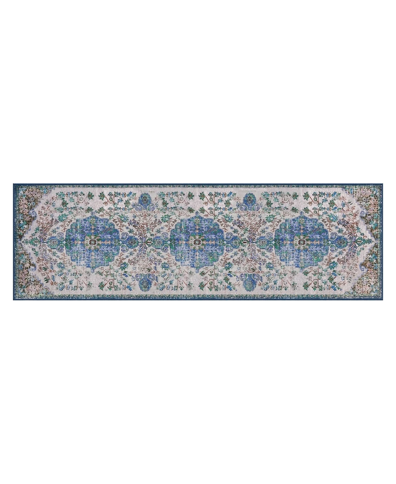 GelPro Nevermove Retro Taryn Kitchen Runner, 24" x 76"