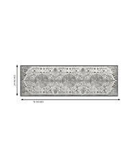 GelPro Nevermove Retro Taryn Kitchen Runner, 24" x 76"