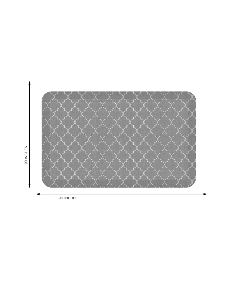 GelPro Designer Comfort Trellis Fatigue-Resistant Mat, 20" x 32"