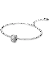 Swarovski Crystal Octagon Halo Bangle Bracelet