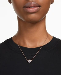 Swarovski Rose Gold-Tone Constella Crystal Pendant Necklace, 14-7/8" + 3" extender