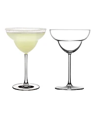 Nude Glass Vintage-Like Margarita Glass, Set of 2