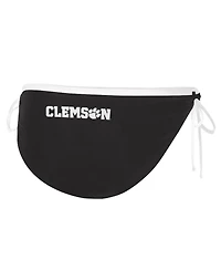 Women's G-iii 4Her by Carl Banks Black Clemson Tigers Perfect Match Bikini Bottom