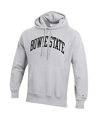 Men's Champion Gray Bowie State Bulldogs Tall Arch Pullover Hoodie