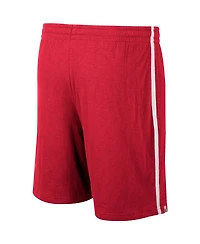 Men's Colosseum Cardinal Arkansas Razorbacks Thunder Slub Shorts