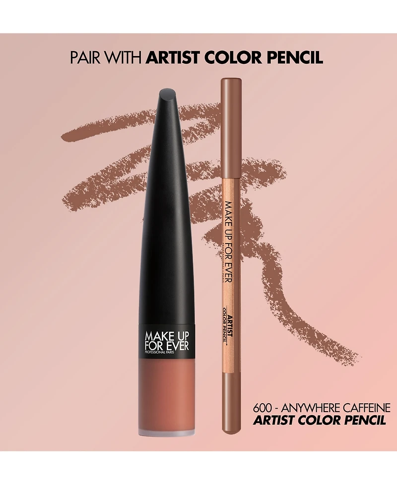 Make Up For Ever Rouge Artist Matte 24HR Power Last Liquid Lipstick