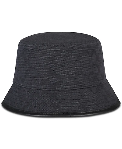 Coach Women's Signature C Jacquard Canvas Bucket Hat