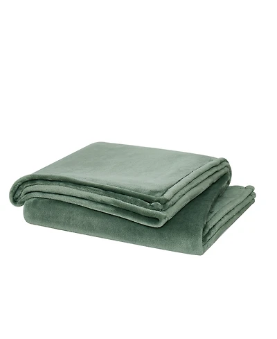 Cannon Solid Plush Blanket, King