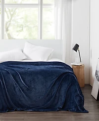 Cannon Solid Plush Blanket, Twin/Twin Xl