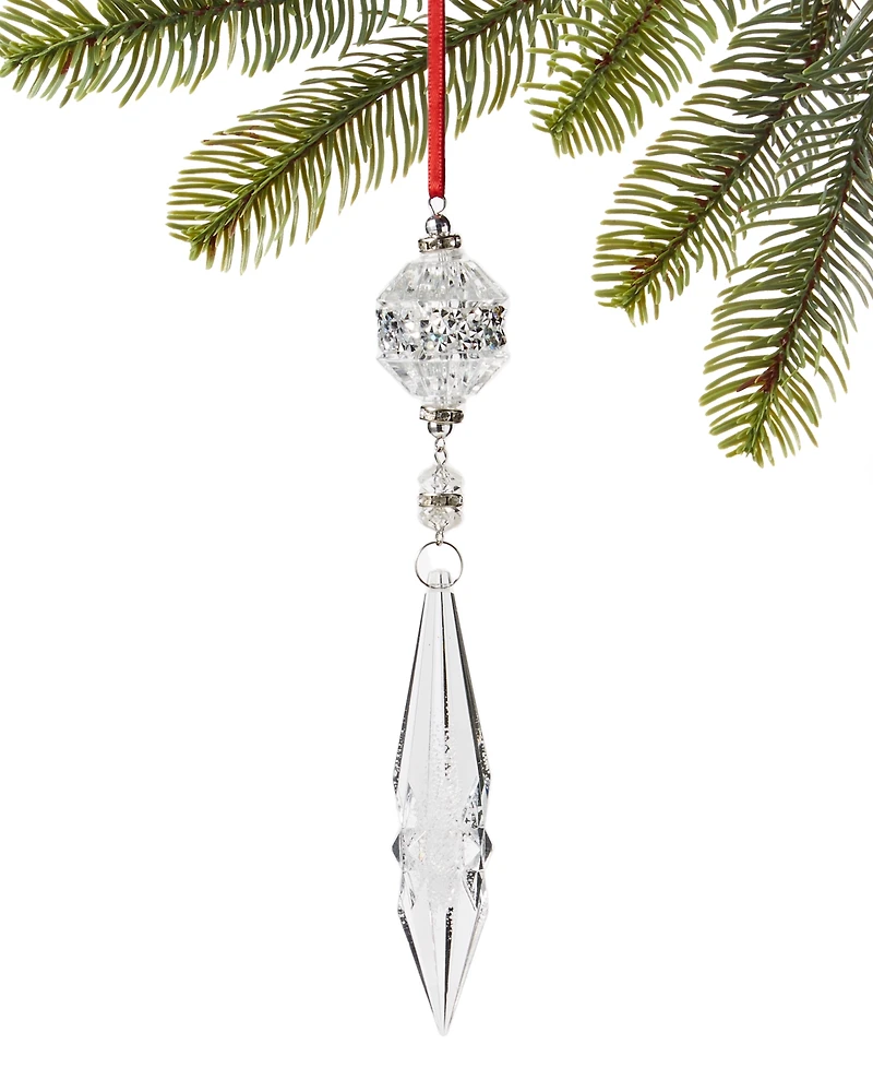 Holiday Lane Jeweled Elegance Wintertime Icicle Ornament, Exclusively at Macy's