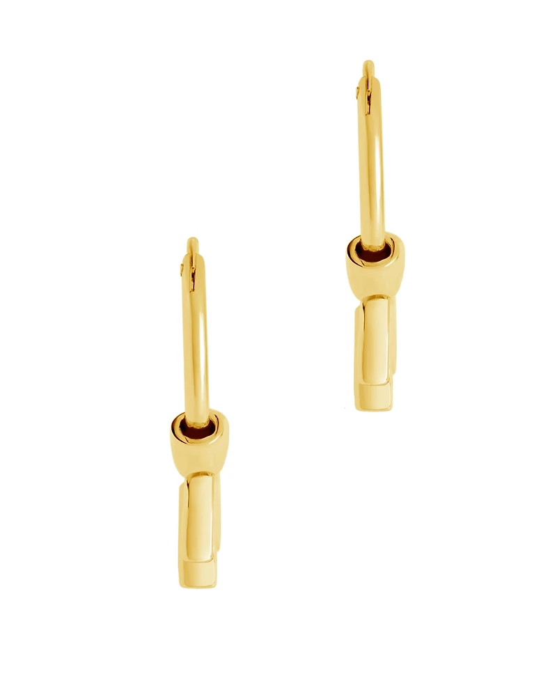 Sterling Forever Helena Hoops Earring