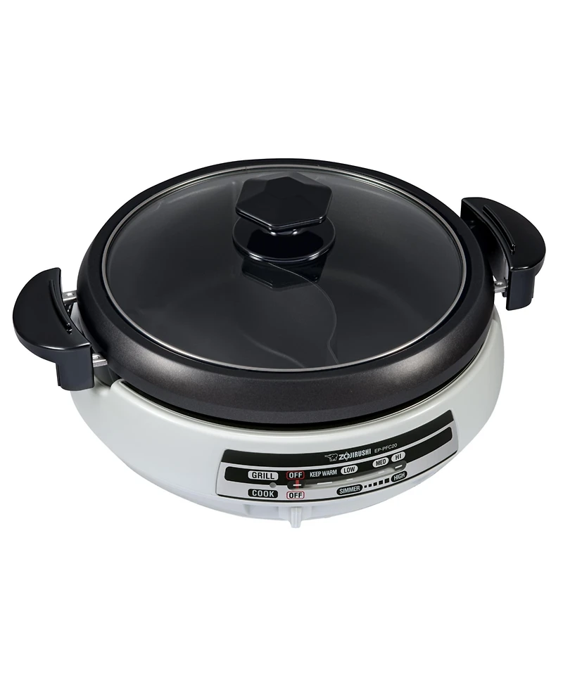 Zojirushi Ep-PFC20HA Gourmet D'Expert Electric Skillet For Yin Yang Hot Pot