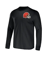 Men's Nfl x Darius Rucker Collection by Fanatics Brown Cleveland Browns Team Long Sleeve T-shirt