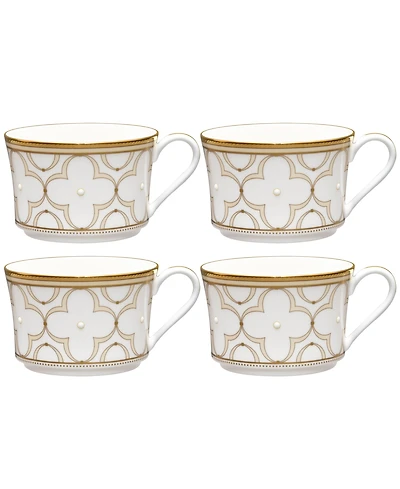 Noritake Trefolio Gold Set of 4 Cups, Service For 4
