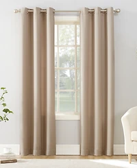 Valerie Heathered Texture Semi-Sheer Grommet Curtain Panel