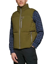 Bass Outdoor Men's Glacier Quilted Full-Zip Hiking Vest
