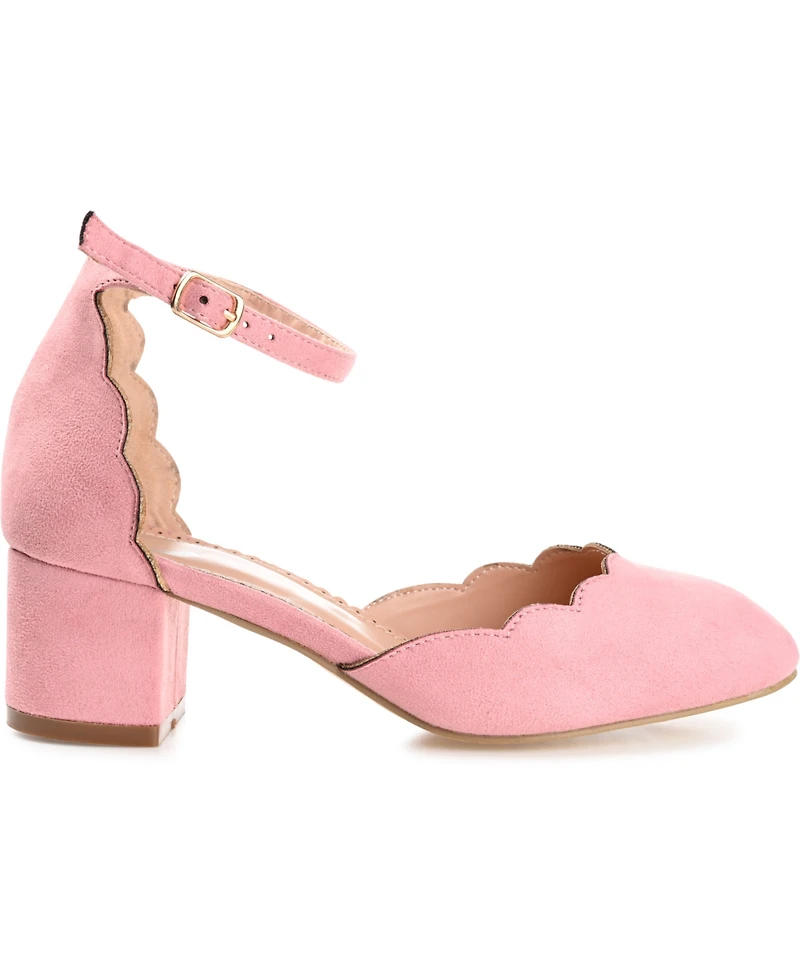 Journee Collection Women's Edna Ankle Strap Heels