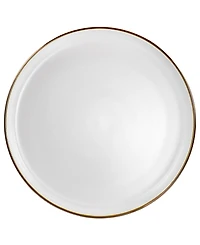 Elama Alejandro Gold-Tone Dinner Plates, Set of 6