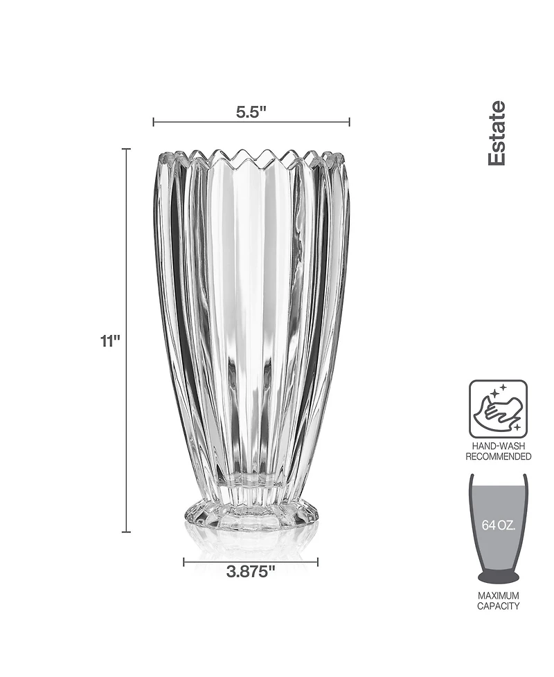 Mikasa Estate 11" Crystal Vase