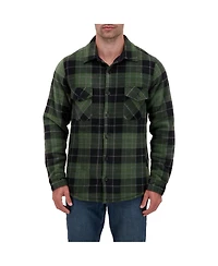 Heat Holders Men's Jax Long Sleeve Plaid Shirt Jacket