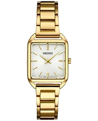 Seiko Women's Essentials Gold-Tone Stainless Steel Bracelet Watch 26mm