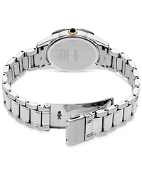 Seiko Women's Diamond (1/6 ct. t.w.) Stainless Steel Bracelet Watch 33mm
