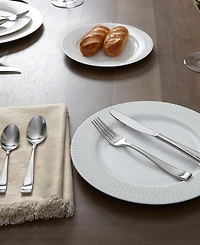 Oneida Satin Moda 65 Piece Flatware Set, Service For 12
