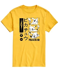 Airwaves Men's Pokemon Kanji Pika Graphic T-shirt