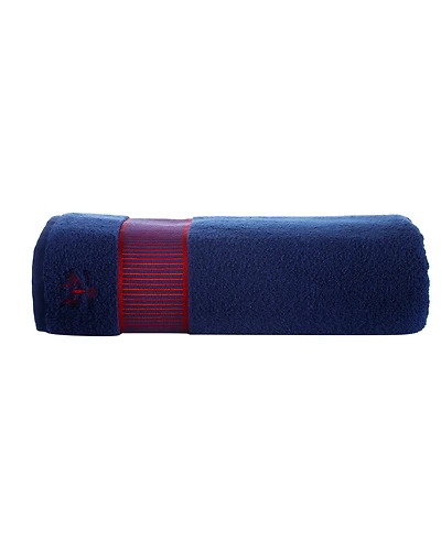 Brooks Brothers Fancy Border Turkish Cotton Bath Sheet, 67" x 35"
