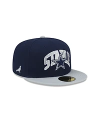 Men's New Era X Staple Navy, Gray Dallas Cowboys Pigeon 59Fifty Fitted Hat